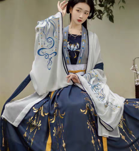 【千韵岗琼华】吊带+上衣+下裙+披帛+大袖...