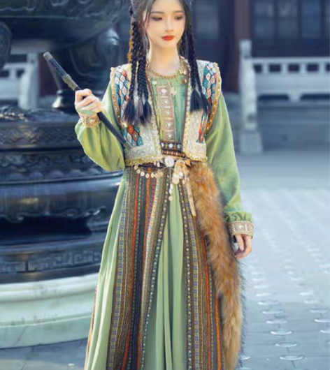 汉服出租/司南阁原创【阿古丽】汉服唐制民族...