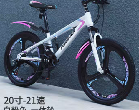 转卖【划算价】永久牌自行车儿童中大童女孩2...