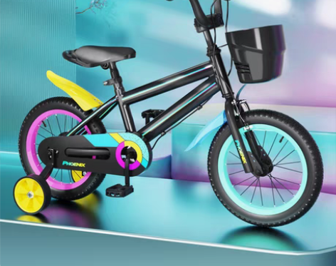 转卖凤凰儿童自行车2-3-4-5-6-8岁...