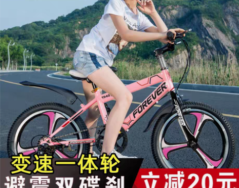 转卖永久儿童自行车7-8-9-10-12-...