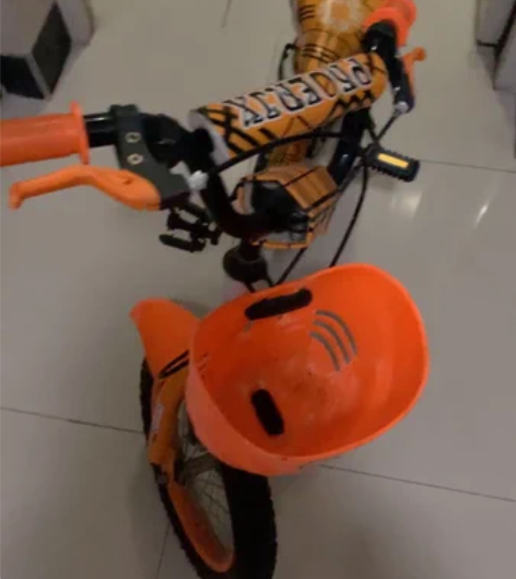 转卖凤凰儿童自行车14寸宝宝女孩单3-6-...