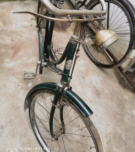 英国老菲利普24弯梁自行车老车老味道情怀古...