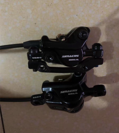 出山地车升级换下的油刹一套带160mm碟片...