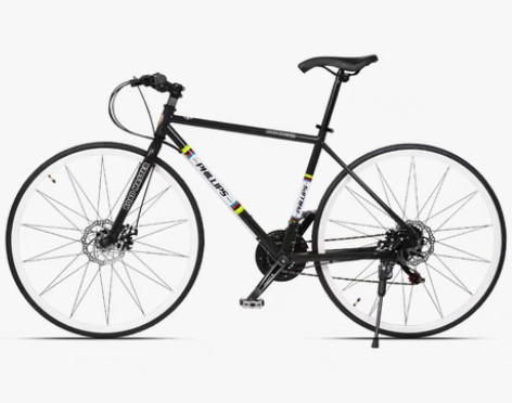 转卖菲利普破风自行车公路车铝合金变直把成人...