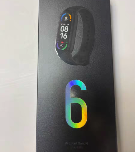 包邮小米手环6,包装仅拆未使用,表带有美孚...