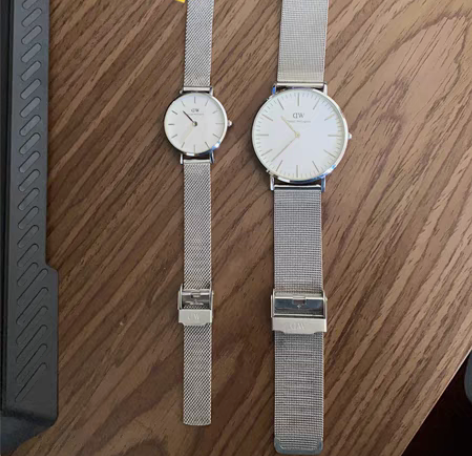 丹尼尔惠手表一对,闲置了,给有缘人 感兴趣...