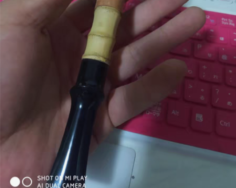 手工烟斗,石楠木,斗嘴配罗汉竹节,售出不退...