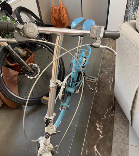 成人迷你折叠自行车，斯波兹曼品牌，孩子七八...