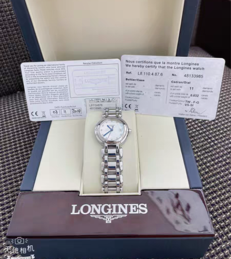 Longines浪琴手表星月系列石英女表钢...