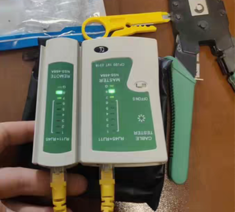 包邮达尔稳三网网线钳加小黄刀加多功能网络测...