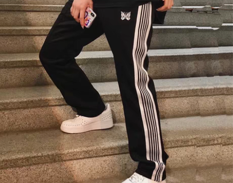 转卖老夫子 needles 蝴蝶 刺绣黑白...