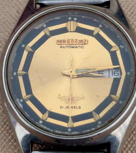 西铁城手表!全自动手表!走时准!后盖原先透...