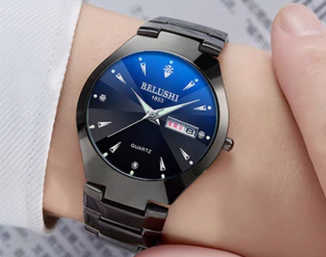 包邮手表男新款学生韩版潮流情侣表男士女士钢...