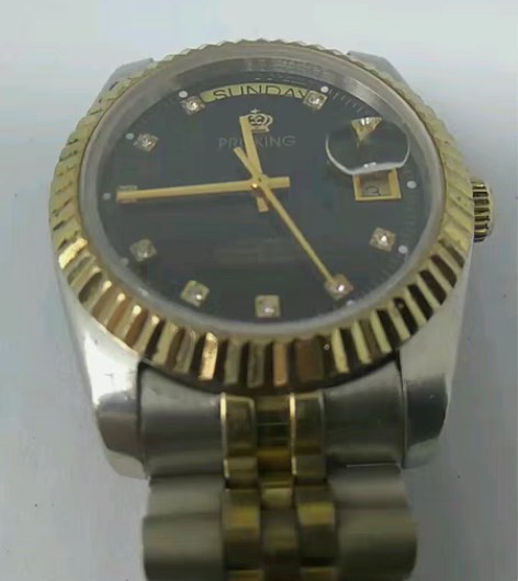 皇冠全自动曰历手表。香港名表，修表师傅看了...