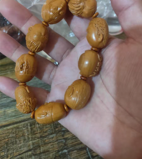 包邮个人非商家,闲置一串灌篮高手橄榄核手串...