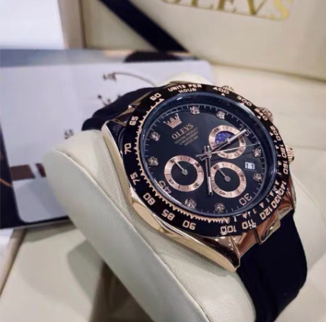 包邮全新瑞士正品熊猫迪余文乐同款手表男硅胶...