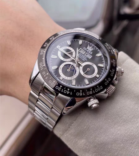 包邮张智霖同款瑞士认证黑水鬼手表男士机械表...