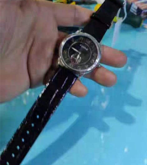 包邮蓝宝石镜面手表 二针半手表 全新正品雅...