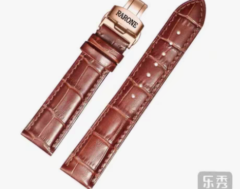 雷诺RARONE手表带真皮小牛皮表带男士女...