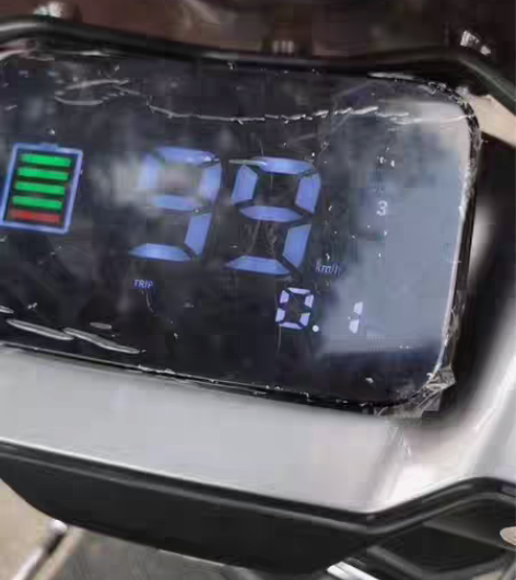 6个电瓶升级版电动摩托车（真电摩）实表，空...