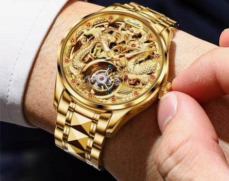 包邮进口机芯欧品客（OUPINKE）瑞士手...