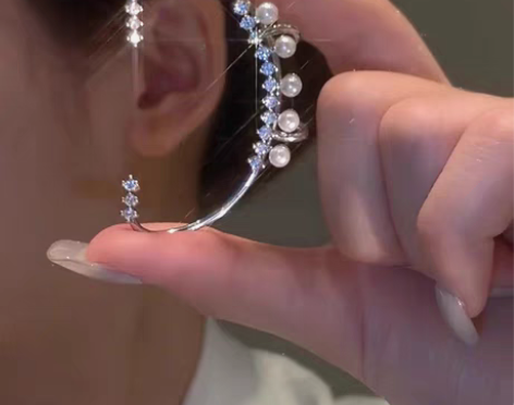 转卖耳挂女2022年新款潮无耳洞高级感小众...