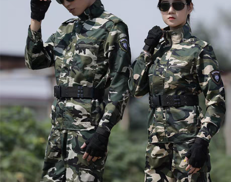 转卖军训服套装男迷彩服女学生服装夏季薄款初...