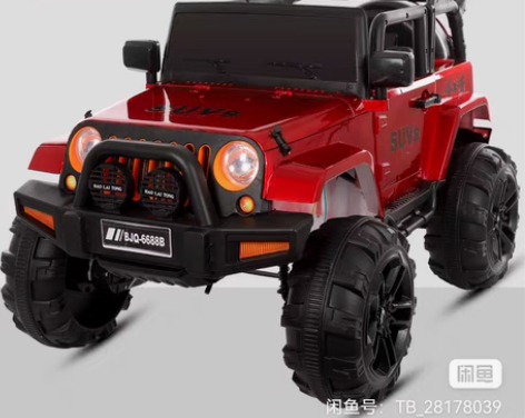 转让 宝宝电动越野车,当时买的顶配烤漆款,...