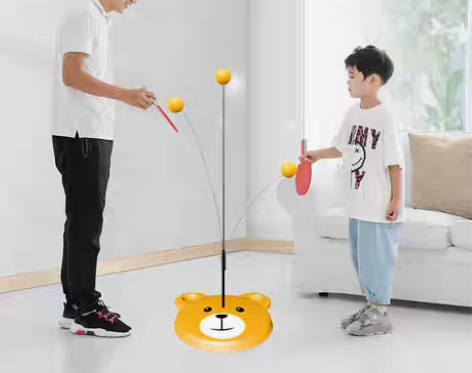 转卖弹力软轴乒乓球训练器单人自练球视力神器...