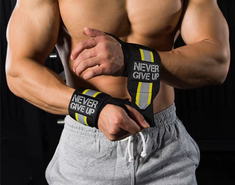 转卖健身护腕男绷带训练防扭伤运动助力带手腕...