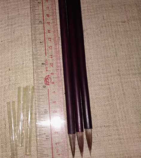老毛笔 天津长城牌小笔古法 如图。实价。老...