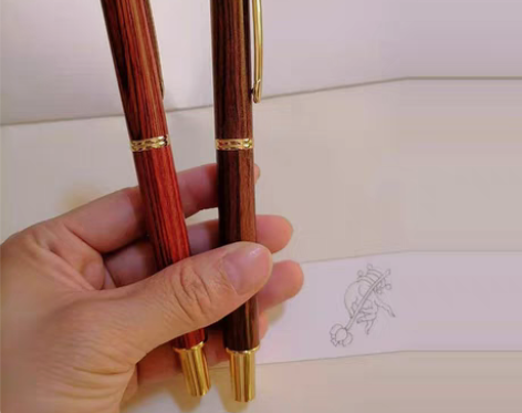 包邮软笔钢笔式毛笔狼毫小楷可加墨书法秀丽毛...