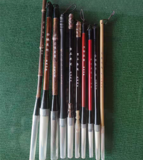 包邮毛笔清仓大甩卖，一套十支不挑款，有狼毫...