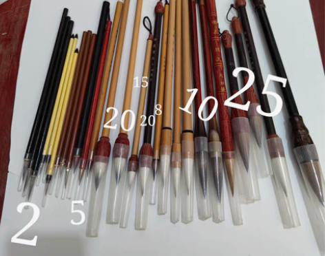 包邮清仓兼毫狼毫羊毫毛笔紫竹笔杆大中小号 ...