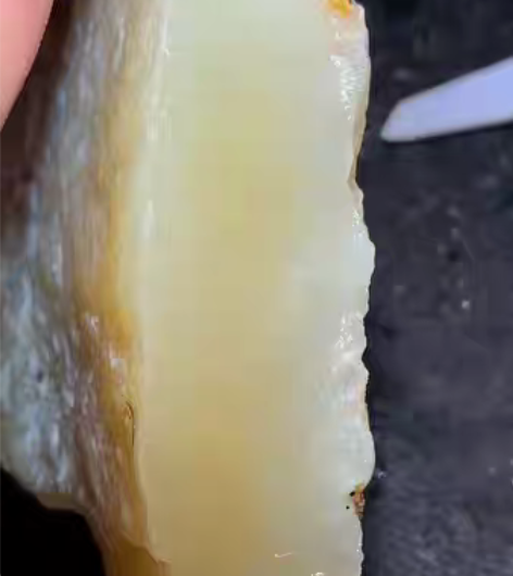 包邮469.4克天然原矿缅黄玉毛料 标价为...