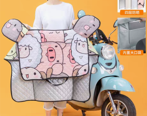 转卖电动车挡风被夏季防晒防水电瓶小摩托电车...