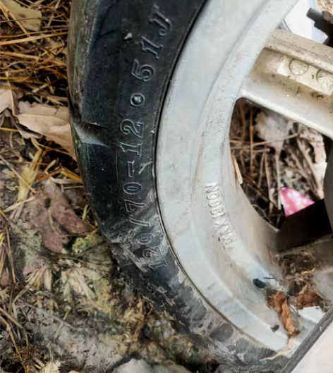 银钢150摩托 真空后轮总成 八成新   ...