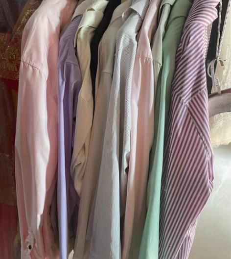 包邮男士衬衫职业商务休闲衬衫正装衬衫纯色衬...