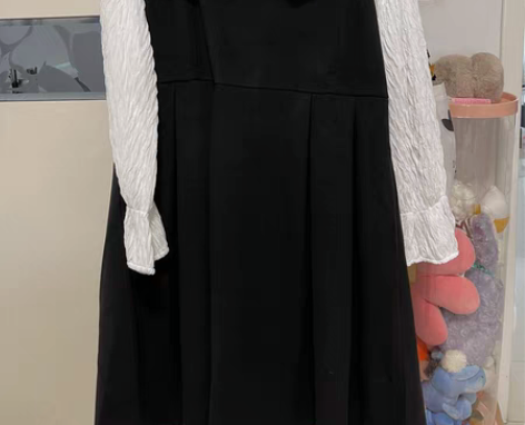 包邮全新  自己搭配  冬款毛呢背带裙  ...