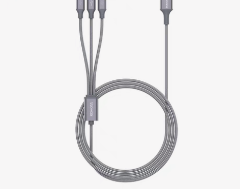 包邮全新罗马仕三合一数据线手机快充线通用充...