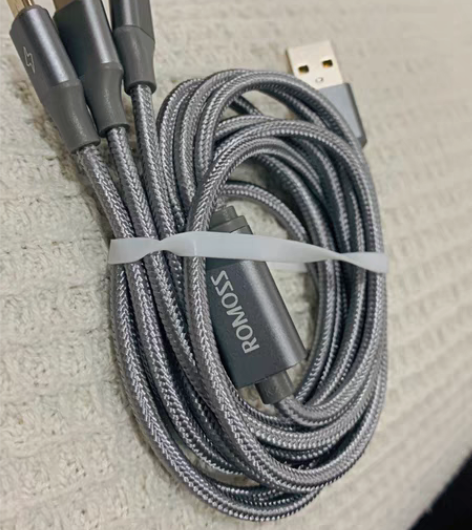 包邮【罗马仕数据线！100%正品】罗马仕三...