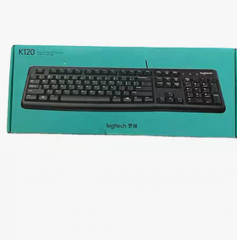 全新  未拆封 罗技K120 USB 即插...