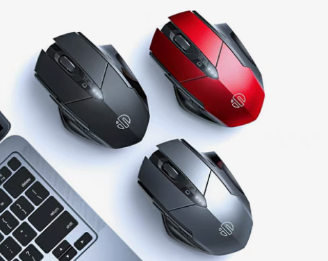 包邮英菲克无线充电鼠标 蓝牙三模充电静音鼠...