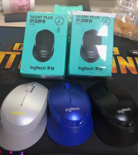 Logitech 罗技静音 M330 工作...