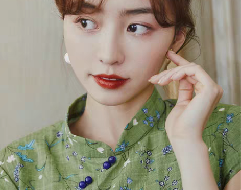 转卖茉莉和扶苏正品小欢喜旗袍 M码九成新无...