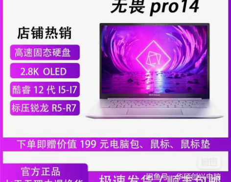 Asus/华硕无畏Pro14 15 16酷...