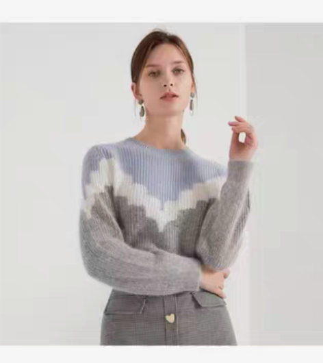 包邮拉夏贝尔马海毛衣 穿过几次，基本全新。...