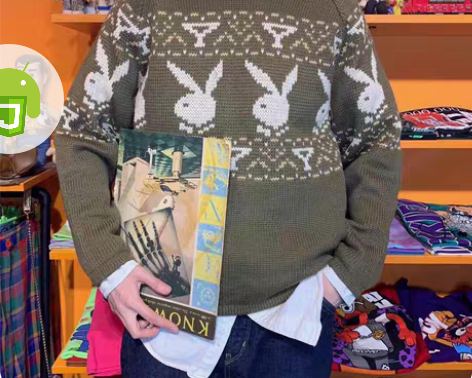 包邮花花公子古着毛衣 厚款￥3082人想要