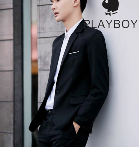 转卖花花公子西服套装男士XL码,西装套装加...